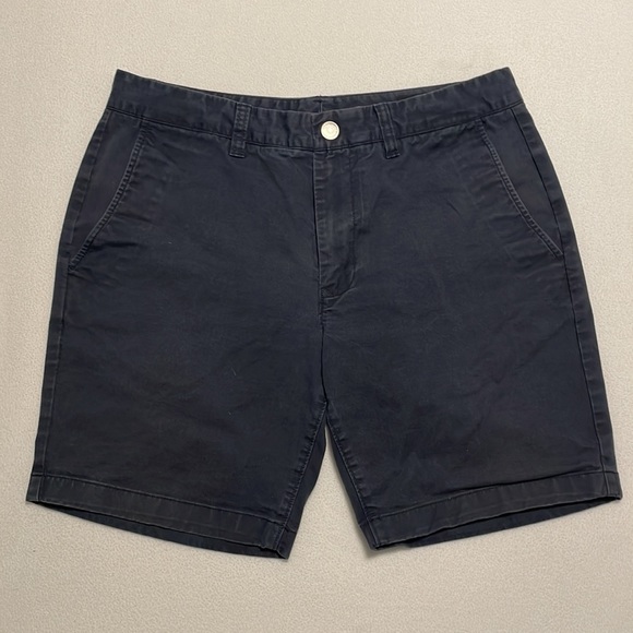 BONOBOS - 32W Slim 7” Navy Original Stretch Washed Chino Shorts - Picture 4 of 7